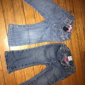 Baby girl blue jeans